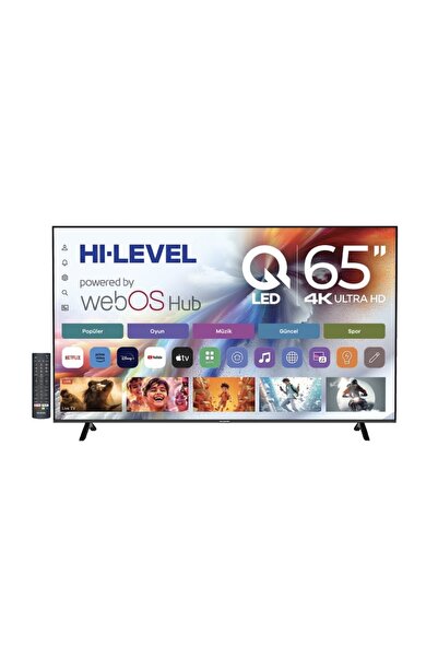 Hi-Level Hi Level HL65QMN252SC-S 65" Frameless UHD Qled Webos TV