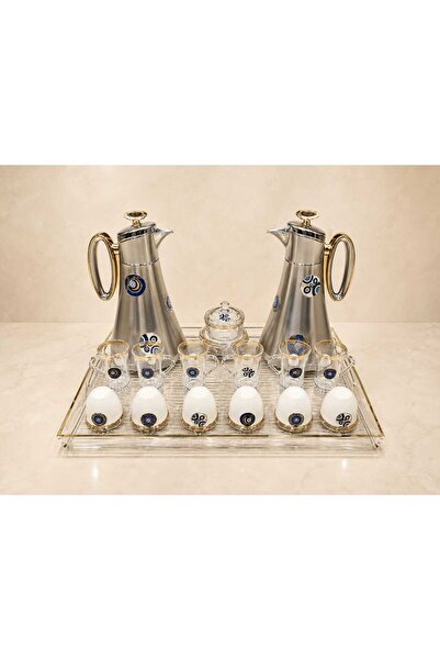 Radin Luxury 22Piece Tea & Coffee Serving Set With Thermos Cups Tray & Sugar ...
