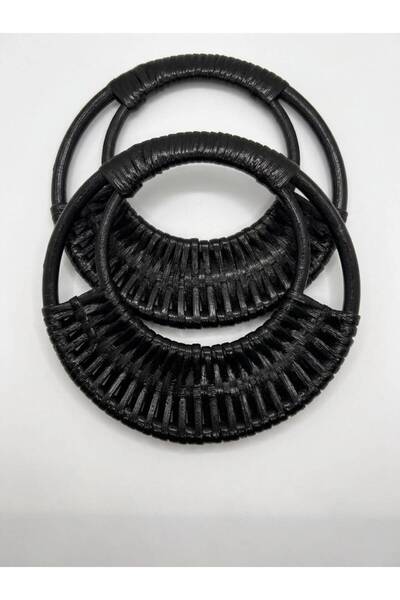 hobi dünyası evim Ay Model Bamboo Bag Handle (Pair)