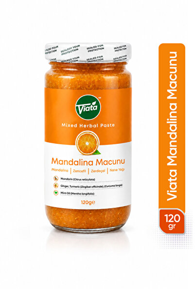 Viata Mandalina Macunu Zencefil Zerdeçal Nane Yağı İçeren Bitkisel Karışım 120 g