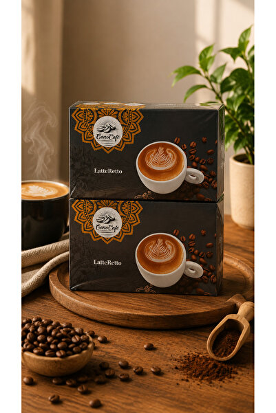 GanoExcel Ganocafe Latteretto Ganoderma Lucidum Extract Latte Coffee Set of 2...