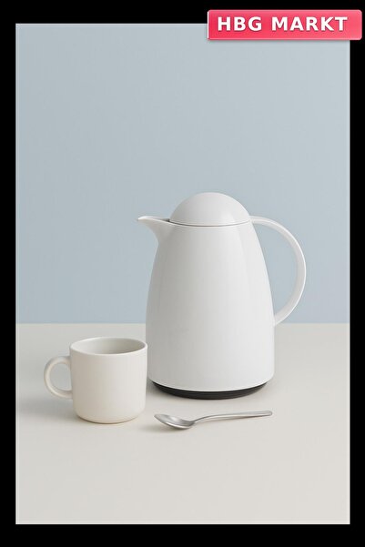 Generic Brand 1 Liter Acrylic Soft White Tea Thermos, Keeps Hot for 12 Hours,...