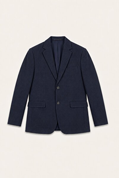 DeFacto Slim Fit Notched Collar Two Button Blazer Jacket F7690Ax26Au