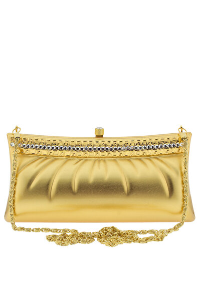 Sheilann Βραδινό τσαντάκι clutch Sheilan T17-Χρυσό