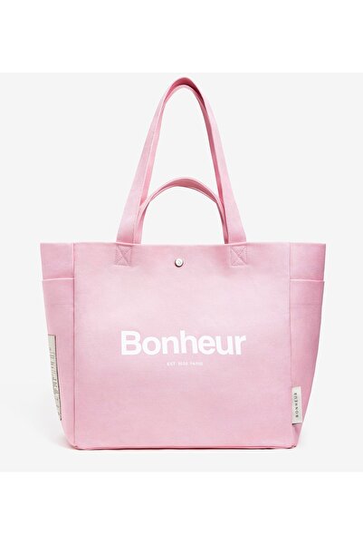 Bonheur N°4 Kanvas Çanta- Pink Blush