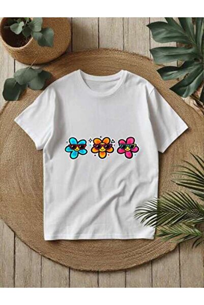 NOURAM Stylish Women's Summer T-Shirt Featuring Floral Print. Comfortable Str...