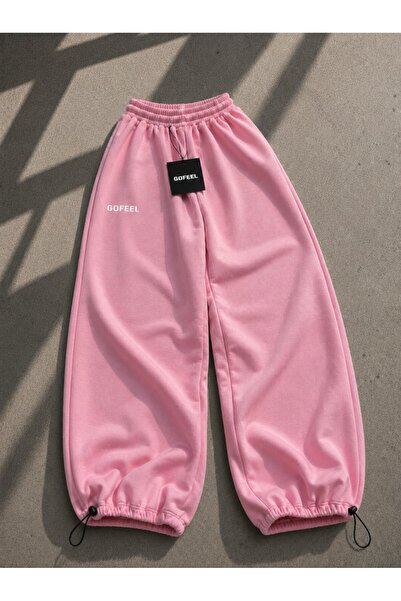 Gofeel Detailed Baggy Unisex Sweatpants