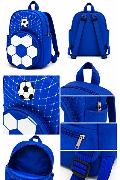 mini kanka Boys-Girls Mini Backpack - Rabbit and Football Pattern, Zipper Clo...