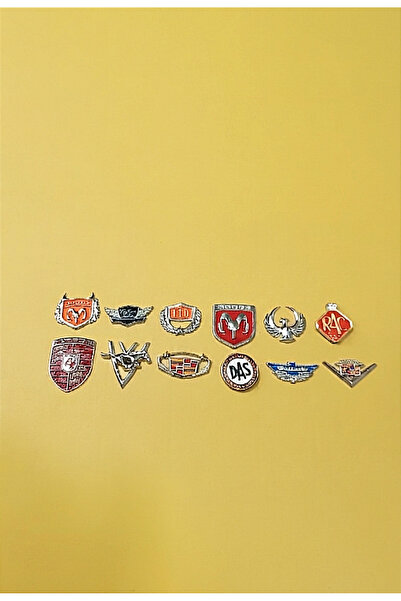 lina oto aksesuar 12 Pieces of Metal with Emblem Tape Campaign