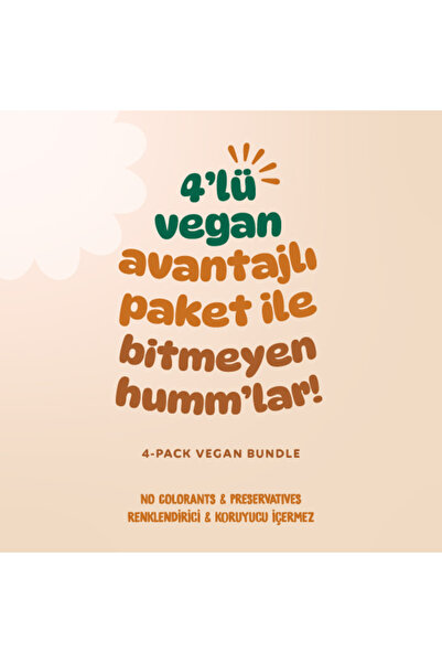 Humm Organic Organik Çubuk Kraker Atıştırmalık Paketi - 4 Adet (2 Çeşit)