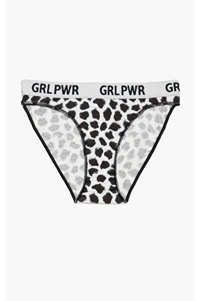 Minerva Σλιπ rio "GRL PWR" λευκό