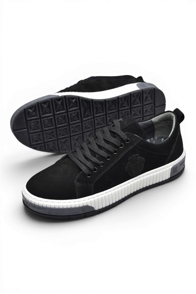 PAPATAY 9012 Men's Casual Genuine Leather Men's Shoes - Men's Daily Lace-Up S...