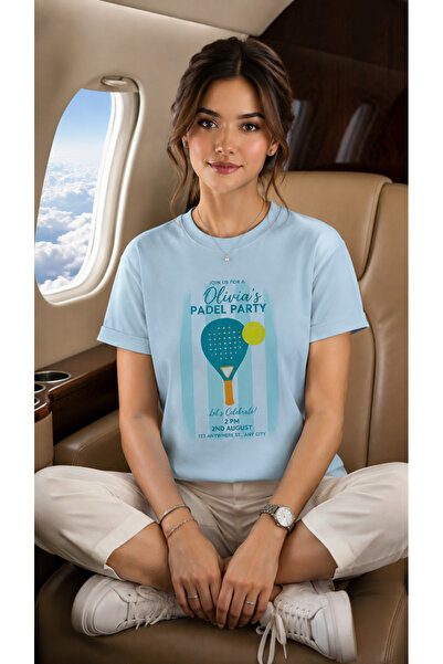 VODEXA Unisex Oversize Tennis Printed T-Shirt 100% Cotton Tennis Themed Comfo...