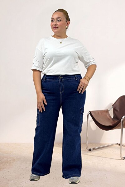 Eslina 5065 Pocketless Borupaça Jeans - Blue