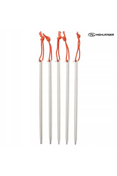 NO BRAND Set de țăruși pentru cort, 5 bucăți, Highlander Dart, din aluminiu u...