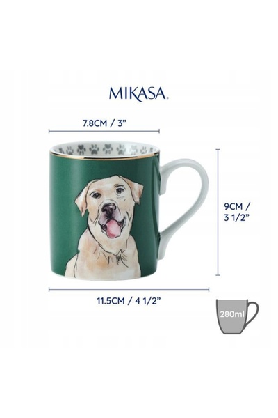 ODE KITCHENCRAFT Mikasa 280ml cană universală pentru cafea și ceai, model lab...