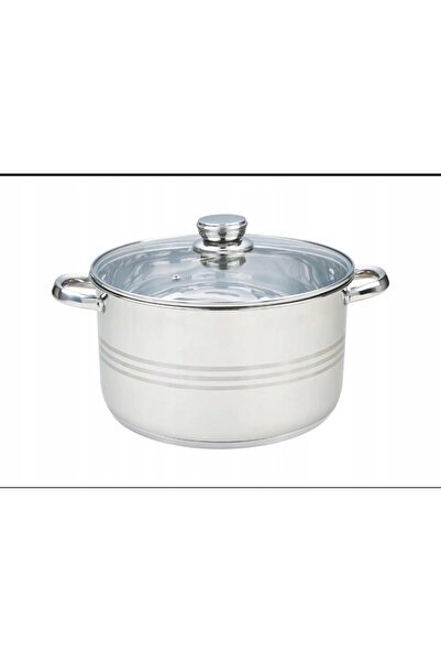 NO BRAND Vas mare din oțel inoxidabil 20L, gastronomic, înalt, pentru inducți...