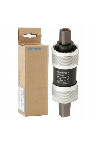 Shimano Suport BB-UN300 pentru rulmenți de casetă BSA din aluminiu, cu ax păt...