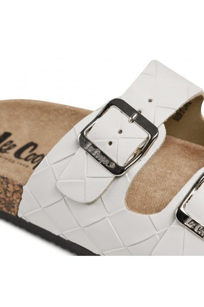 Lee Cooper KLAPKI Cork alb *37