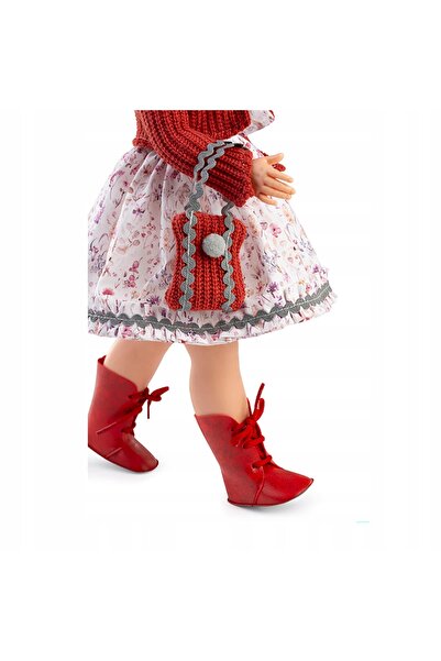 NO BRAND LALKA SPANISH FANY FIGURINĂ STĂTĂTOARE ÎN ROCHIE CU GEANTĂ 42 cm ORI...