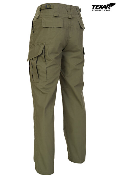 NO BRAND Pantaloni tactici militari de teren Texar WZ10 Rip-Stop - Verde măsl...