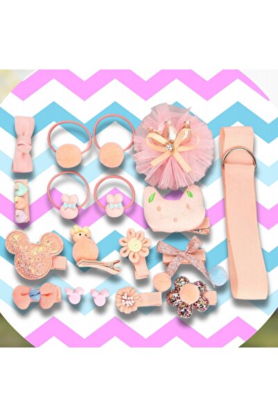 NiceKids SET DE ACCESORII DE PĂR PENTRU FETE ELASTICE DE PĂR, AGĂȚĂTORI DE PĂ...