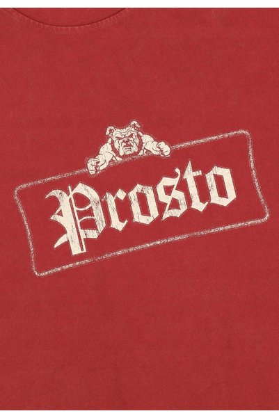 PROSTO Tricou bărbați Roșu Bull M