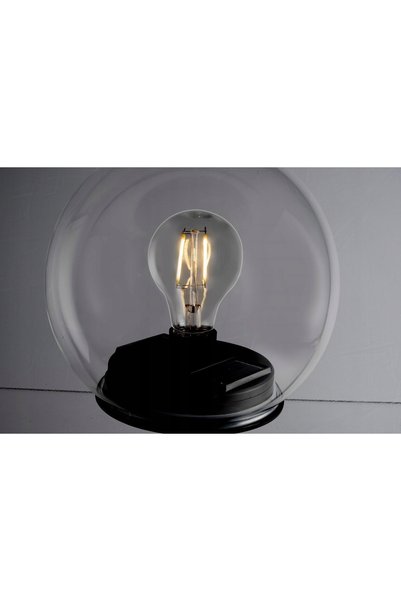 Grundig Lampă solară de grădină LED din sticlă de 18cm cu senzor crepuscular
