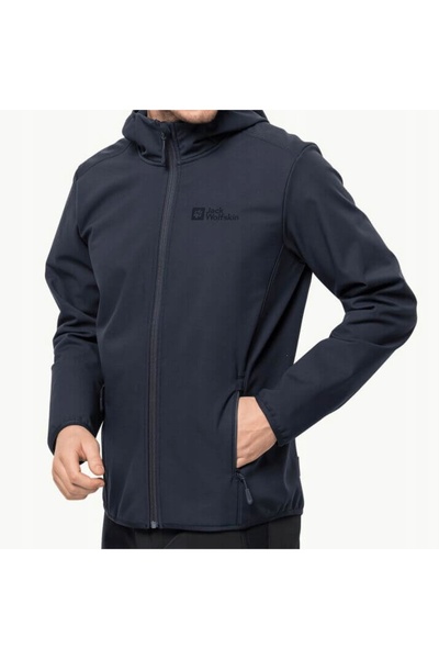 Jack Wolfskin Jachetă softshell cu glugă pentru bărbați BORNBERG HOODY, mărim...