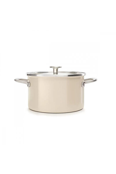 Kitchenaid Oală emailată cu capac 20cm 3,7l pentru inducție și gaz