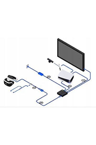NO BRAND ADAPTOR PS5 VR CONNECTOR 3.0 CONVERTOR CAMERĂ PS4 PENTRU PLAYSTATION