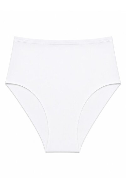 Adeniz Kadın (Beli Lastikli) 6'lı Dikişsiz Lazer Kesim Iz Yapmaz Likralı Yüksek Bel Bikini Slip Külot Premium Esnek ve Yumuşak