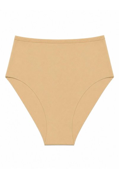 Adeniz Kadın (Beli Lastikli) 6'lı Dikişsiz Lazer Kesim Iz Yapmaz Likralı Yüksek Bel Bikini Slip Külot Premium Esnek ve Yumuşak