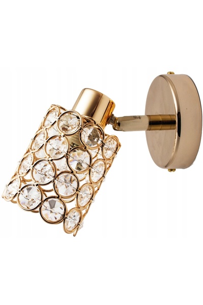 NO BRAND Aplică de perete candellux YORK alamă, cristal G9 40W