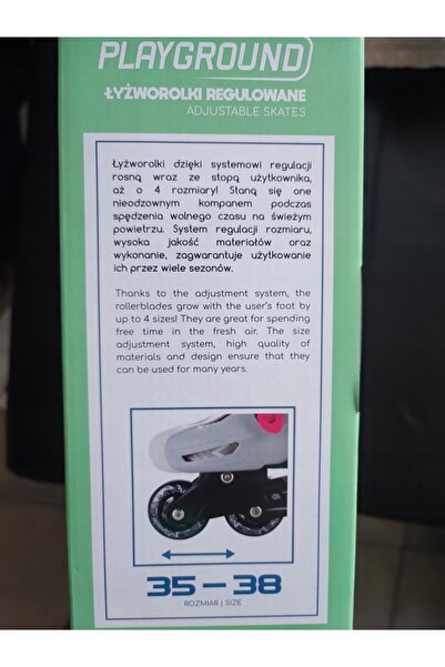 NO BRAND Role reglabile PLAYGROUND 100KG 35-38 role inline