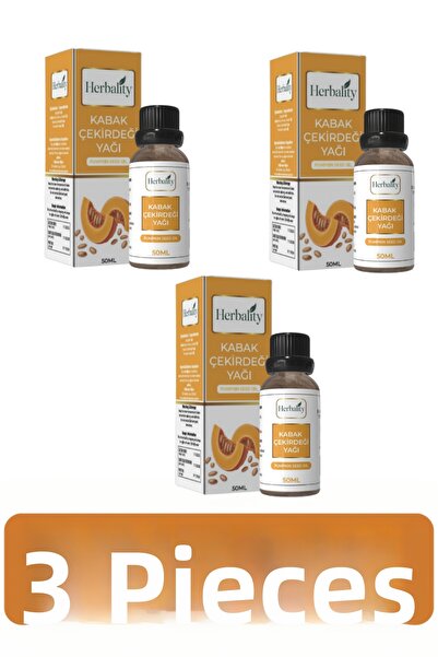 herbalıty Pumpkin seed oil 50 ml 3*pcs