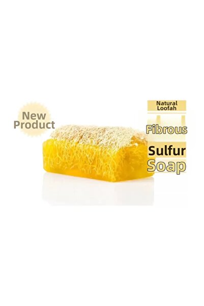 Mestore Natural Pumpkin Fiber Sulfur Soap