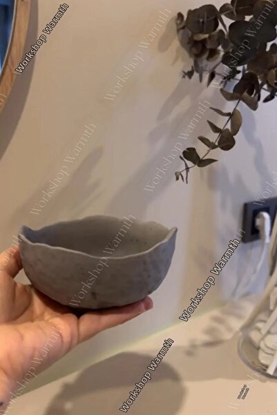 Workshop Warmth Gab Aura Decorative Bowl |   Organic Form Minimal Design Cand...