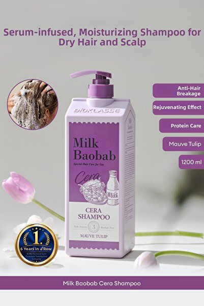 Milk Baobab Special Moisturizing Shampoo for Dry Hair and Scalp Cera Shampoo ...