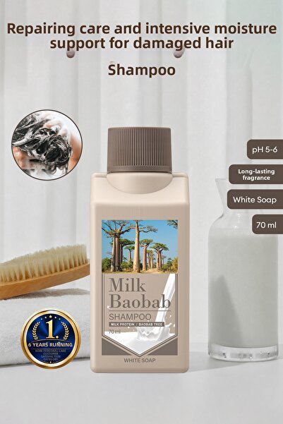 Milk Baobab Intensive Moisturizing Shampoo for Repairing Damaged Hair Origina...
