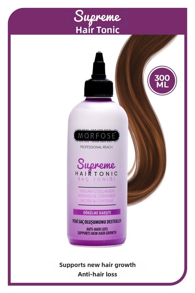 Morfose Supreme Vegan Collagen Containing Hair Tonic 300 ml - Anti-Hair Loss