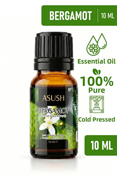ASUSH زيت البرغموت العطري 10 مل - زيت عطري منعش برائحة الحمضيات