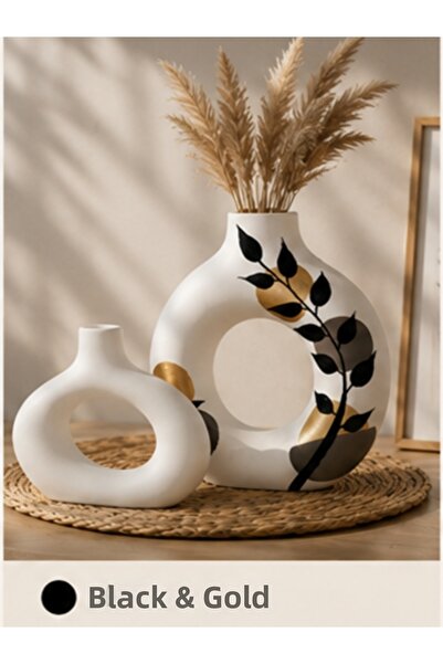 LUNİVAA HOME Modern Bohemian Home, Office and Gift Decorative Vase Set |   Ha...