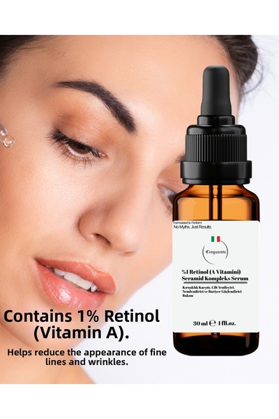 Cinquanta 1% Retinol (Vitamin a) + Ceramide Complex Anti-Wrinkle Serum 30 ml
