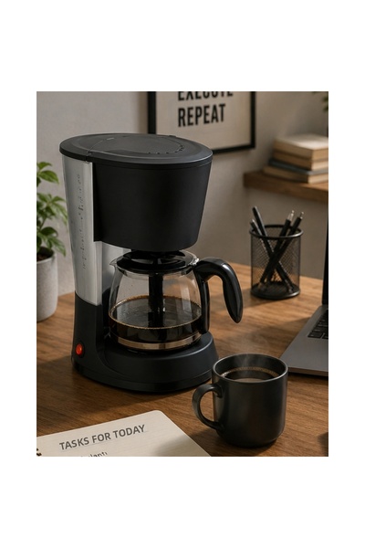 Epilons Filter Coffee Machine with 12 Cup Capacity and Keep Warm Feature