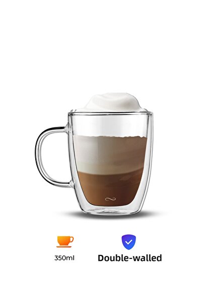 NUO Brand: Enjoy Life Double Leather Mug 350 Ml Category: Practical Kitchenware