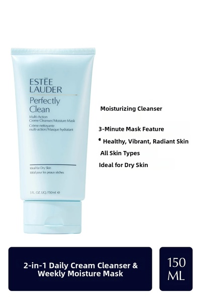 Estee Lauder Perfectly Clean Multi-Action Cleanser 150 ml – Gentle Facial Cle...