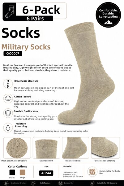 OIL COMPANY Ranger Soft Black Winter Socks Unisex