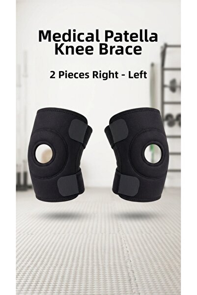 Generic Brand Meniscus Pain Prevention Sports Knee Brace with Crossed Strap S...