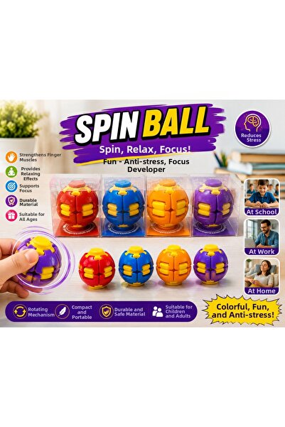 TRUST STORE Spin Ball Fidget Toy 1 Piece Rotating Stress Ball Finger Exercise...